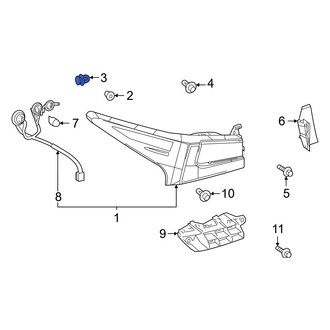 Lexus OE - Upper Tail Light Clip