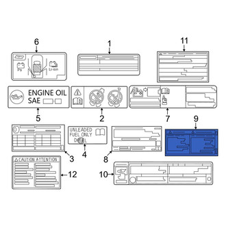 Lexus OE - Tire Information Label