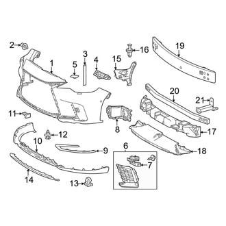 Lexus OE - Front Bumper & Grille - Bumper & Components (Japan Built)