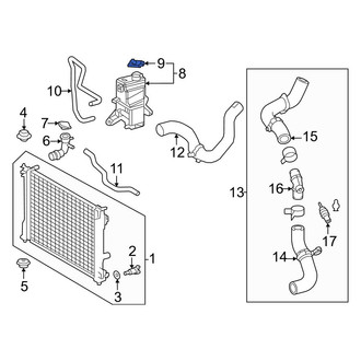 Lexus OE - Engine Coolant Reservoir Cap