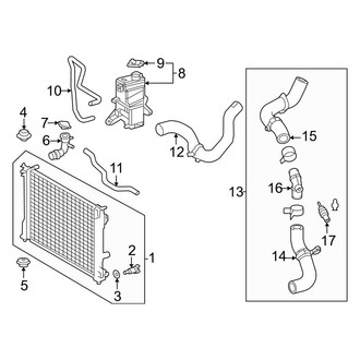 Lexus OE - Cooling - Radiator & Components (Canada Built)
