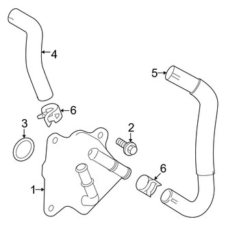Lexus OE - Cooling - Engine Oil Cooler (Canada Built), (2.5L)