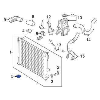 Lexus OE - Lower Radiator Insulator