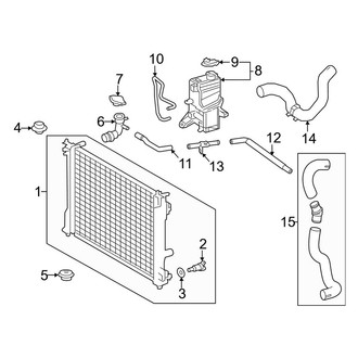 Lexus OE - Cooling - Radiator & Components (Canada Built)