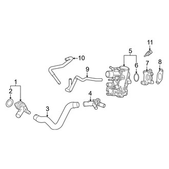 Lexus OE - Cooling - Hoses & Pipes (Canada Built)