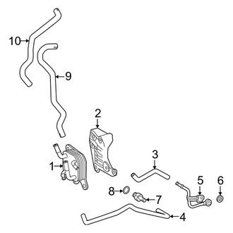 Lexus OE - Cooling - Trans Oil Cooler (Canada Built)