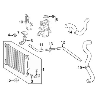 Lexus OE - Cooling - Radiator & Components (Canada Built)