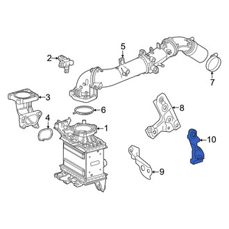 Lexus OE - Rear Intercooler Pipe Bracket