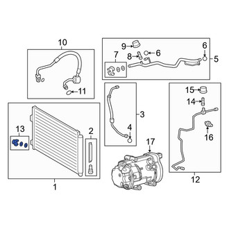 Lexus OE - A/C Refrigerant Line Clamp