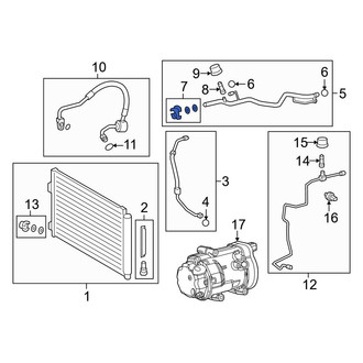 Lexus OE - A/C Refrigerant Line Clamp