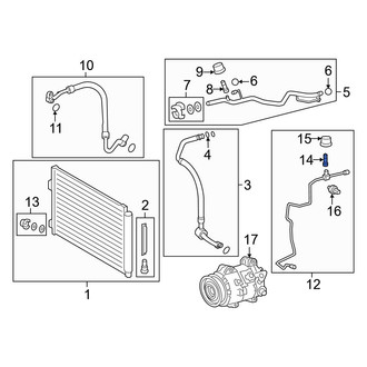 Lexus OE - A/C Refrigerant Pressure Sensor