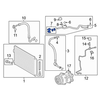 Lexus OE - A/C Refrigerant Line Clamp