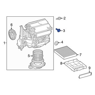 Lexus OE - HVAC Blower Motor Housing Bolt