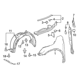 Lexus OE - Fender & Components