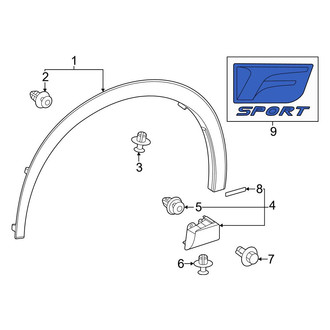 Lexus OE - Front Left Fender Emblem