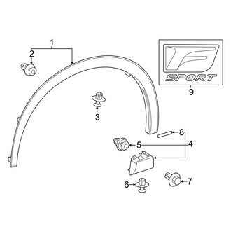 Lexus OE - Fender - Exterior Trim