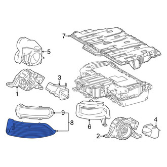 Lexus OE - Rear Left Seat Frame Trim Panel Screw Cap
