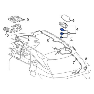 Lexus OE - Radio Antenna Base