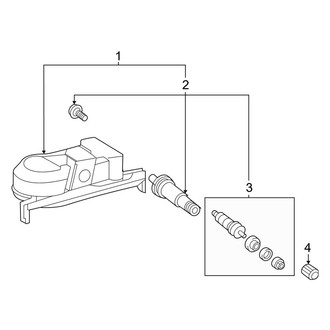 Lexus OE - Electrical - Tire Pressure Monitor Components