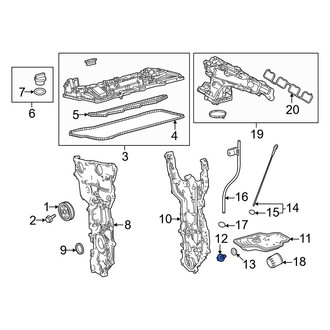 Lexus OE - Engine Oil Drain Plug
