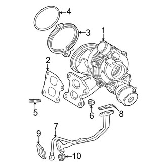 Lexus OE - Engine / Transaxle - Turbocharger & Components (Base / F Sport Handling / Luxury / Premium / Premium+)