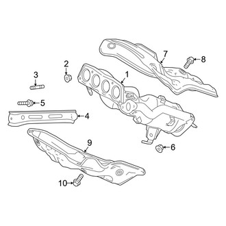 Lexus OE - Exhaust System - Manifold (Canada Built), (2.5L)
