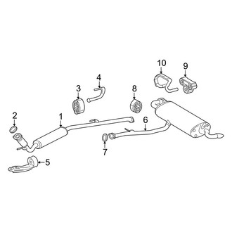 Lexus OE - Exhaust System - Exhaust Components (Japan Built)
