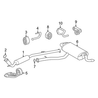 Lexus OE - Exhaust System - Exhaust Components (Canada Built)