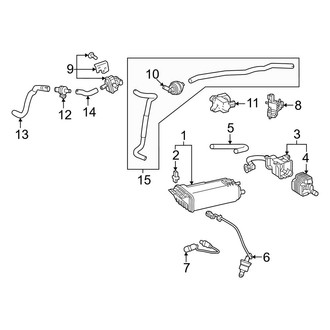 Lexus OE - Emission System - Emission Components (Base / F Sport Design / F Sport Handling / Luxury / Premium / Premium+)