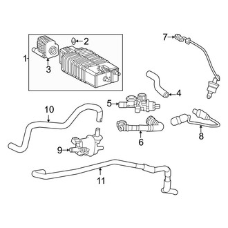 Lexus OE - Emission System - Emission Components (F Sport Performance)
