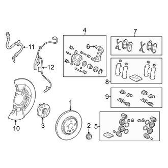 Lexus OE - Front Suspension - Brake Components (Canada Built)