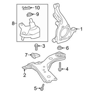 Lexus OE - Front Suspension - Suspension Components (Japan Built)