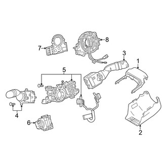 Lexus OE - Steering Column - Shroud, Switches & Levers