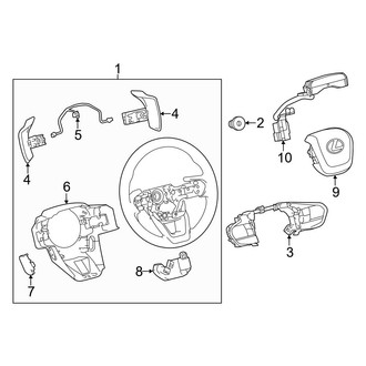 Lexus OE - Steering Wheel & Trim (Canada Built)