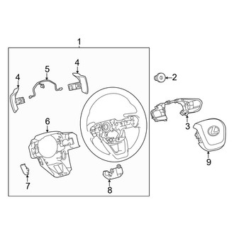 Lexus OE - Steering Wheel & Trim (Japan Built)