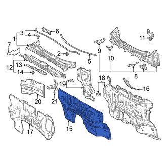 Lexus OE - Front Firewall