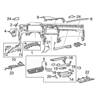 Lexus OE - Instrument Panel Components (Japan Built)