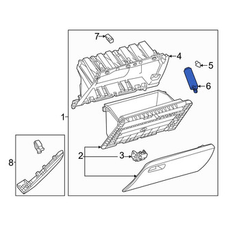 Lexus OE - Front Glove Box Support