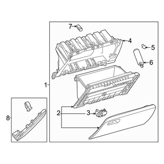 Lexus OE - Instrument Panel - Glove Box (Japan Built)