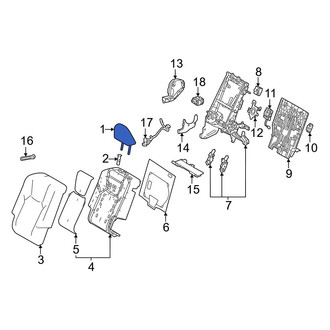 Lexus OE - Rear Left Headrest
