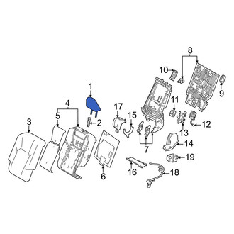 Lexus OE - Rear Right Headrest