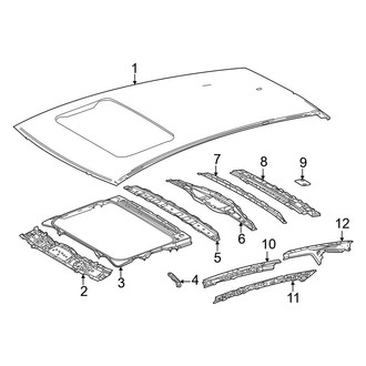 Lexus OE - Roof & Components (W/O Panoramic)