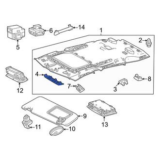 Lexus OE - Roof Opening Trim