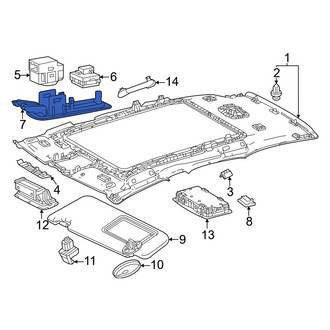 Lexus OE - Front Navigation Microphone Cap