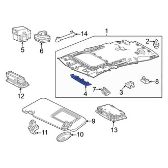 Lexus OE - Roof Opening Trim