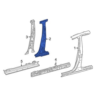 Lexus OE - Left Body B-Pillar Reinforcement