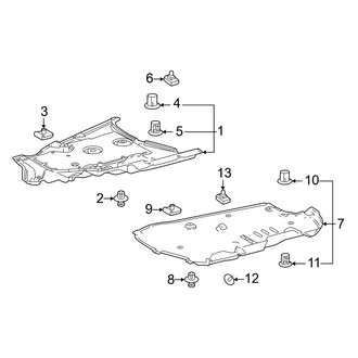 Lexus OE - Pillars, Rocker & Floor - Under Cover & Splash Shields (Canada Built)