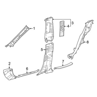 Lexus OE - Pillars, Rocker & Floor - Interior Trim