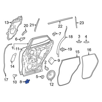 Lexus OE - Door Shell Seal