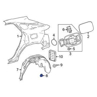 Lexus OE - Dashboard Panel Insulator Clip